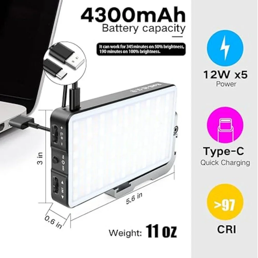 G2 RGB Video Lights - Ivisii - 2 in the set
